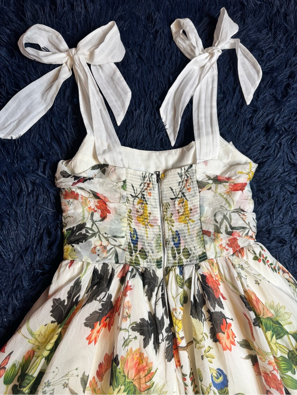 NWOT Alice + Olivia Haven Corset Flared Floral Print Midi Dress. Size 10/M - Picture 11 of 16
